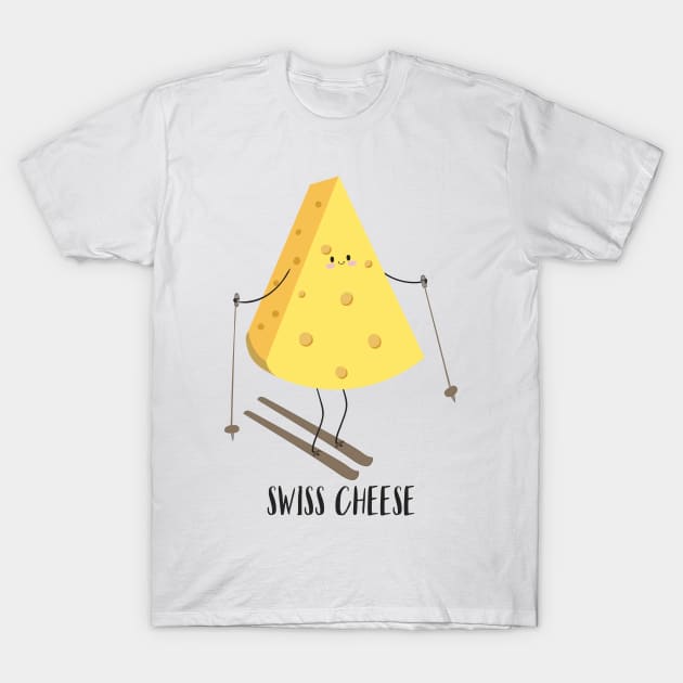 Swiss Cheese T-Shirt by Dreamy Panda Designs